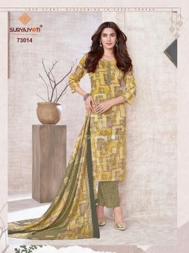 Suryajyoti trendy cotton vol 73 wholesale cotton dress materials in hyderabad